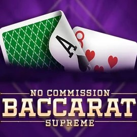 Baccarat Supreme slot logo by OneTouch Games at Nordspin Casino