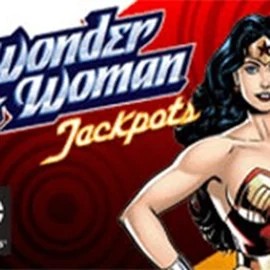 Wonder Woman Jackpots slot logo by Amaya at Nordspin Casino